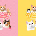 猫のLINE着せかえ「CUTE CAT Family」6色販売中!